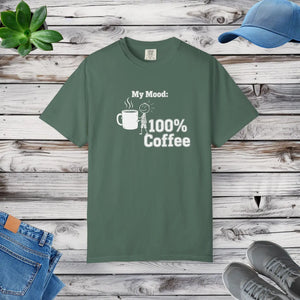 Heavyweight Coffee Mood T-shirt - Pre-shrunk Finish - Dipaliz - T-shirts