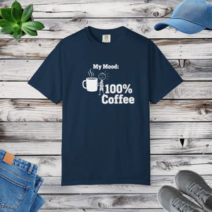Heavyweight Coffee Mood T-shirt - Pre-shrunk Finish - Dipaliz - T-shirts