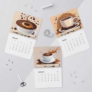 Wall Calendars Coffee Quotes 2026 Monthly Joy - Dipaliz - 11’’ x 8.5’’ / Matte