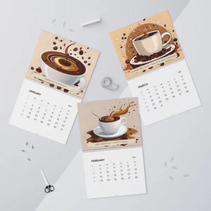 Wall Calendars Coffee Quotes 2026 Monthly Joy - Dipaliz