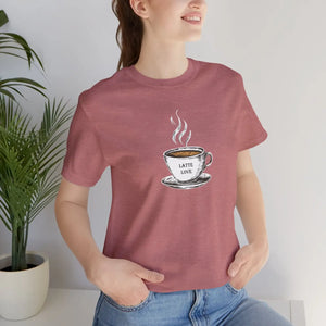 Comfy Jersey Short Sleeve Tee Coffee Design Dipaliz - T-shirts
