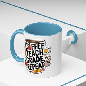 Vibrant Accent Coffee Mug - Teacher Gift 11oz - Dipaliz - Mugs