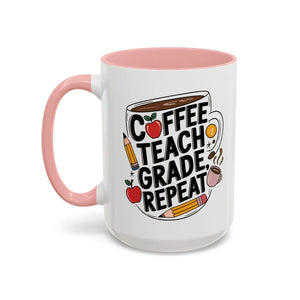 Vibrant Accent Coffee Mug - Teacher Gift 11oz - Dipaliz - Mugs