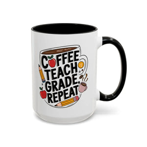 Vibrant Accent Coffee Mug - Teacher Gift 11oz - Dipaliz - Mugs