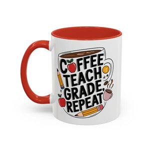 Vibrant Accent Coffee Mug - Teacher Gift 11oz - Dipaliz - Mugs