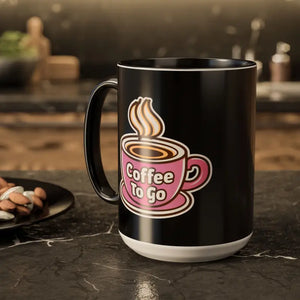 Mug - Colorful Coffee Mugs with Colored Handle High-fidelity Art - Dipaliz