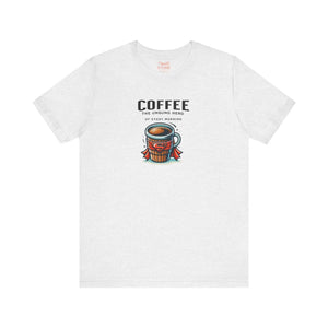 Soft Cotton Jersey Short Sleeve Tee - Coffee Hero - Dipaliz - T-shirts