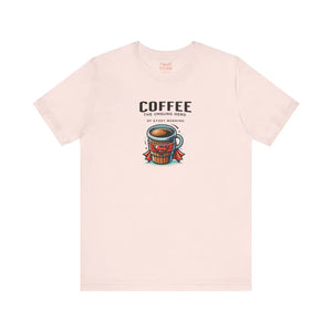 Soft Cotton Jersey Short Sleeve Tee - Coffee Hero - Dipaliz - T-shirts