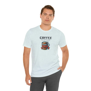 Soft Cotton Jersey Short Sleeve Tee - Coffee Hero - Dipaliz - T-shirts