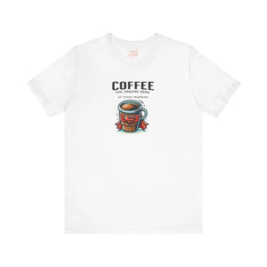 Soft Cotton Jersey Short Sleeve Tee - Coffee Hero - Dipaliz - T-shirts