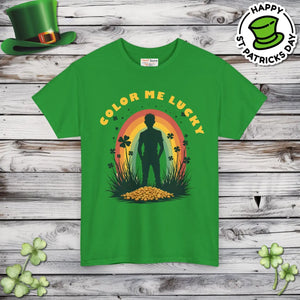Unisex Heavy Cotton Tee Leprechaun Inspired - Dipaliz - T-shirts