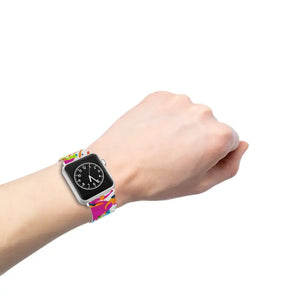 Color Splash Apple Watch Band - Vibrant Silicone Strap - Dipaliz - Accessories