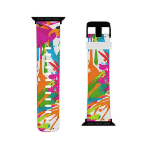 Color Splash Apple Watch Band - Vibrant Silicone Strap - Dipaliz - Accessories
