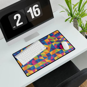 Colorblock Geometric Desk Mat - Large Rgb Gaming and Office - Dipaliz - Computer Accessories