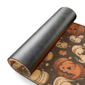 Colored Pumpkins Tufted Coir Coconut Doormat - Dipaliz - 24’’ x 16’’ - Door Mats