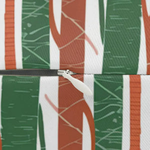 Colored Trees Lumbar Pillow - Whimsical Art Design - Dipaliz - 20’’ × 14’’ - Pillows