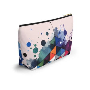 Vibrant Abstract Art Pouch – Travel Makeup Bag - Dipaliz - Bags