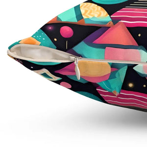 Colorful Abstract Pattern Polyester Square Pillow - Dipaliz - Throw Pillows