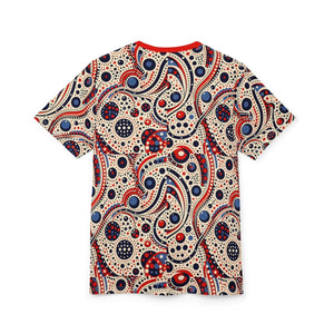Colorful Abstract Pattern Unisex Tee - Polyester Fabric - Dipaliz - T-shirts