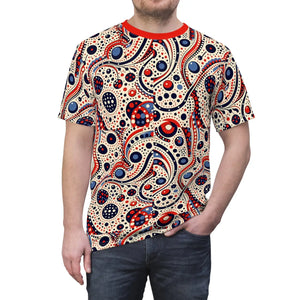 Colorful Abstract Pattern Unisex Tee - Polyester Fabric - Dipaliz - T-shirts