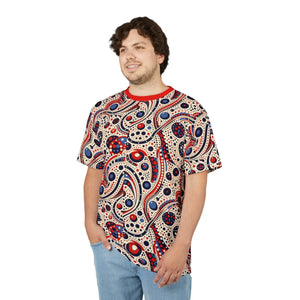 Colorful Abstract Pattern Unisex Tee - Polyester Fabric - Dipaliz - T-shirts