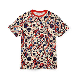Colorful Abstract Pattern Unisex Cut & Sew Tee - Dipaliz - T-shirts