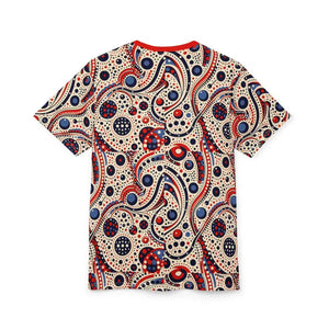 Colorful Abstract Pattern Unisex Cut & Sew Tee - Dipaliz - T-shirts