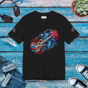 Vibrant Artistic Unisex Tee - Colorful Jersey - Dipaliz - T-shirts - Xs