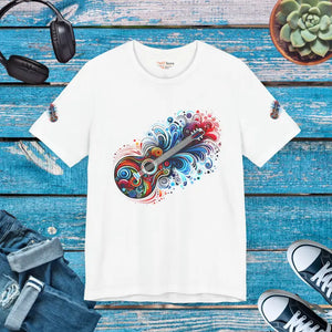 Artistic Unisex Tee - Colorful Vibrant Design Comfort - Dipaliz - T-shirts