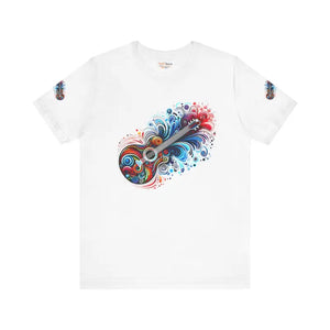Artistic Unisex Tee - Colorful Vibrant Design Comfort - Dipaliz - White / Xs - T-shirts