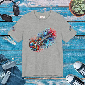 Artistic Unisex Tee - Colorful Vibrant Design Comfort - Dipaliz - T-shirts