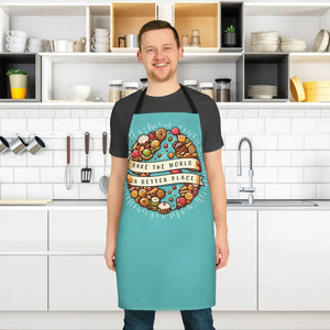 Colorful Baking Apron - Vibrant Culinary Fun Style - Dipaliz - one Size / Black - Aprons
