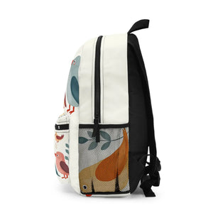 Vibrant Bird Pattern Backpack - Nature Lovers Travel - Dipaliz - Backpacks