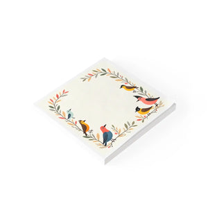 Vibrant Bird Sticky Note Pads - Colorful Desk Decor - Dipaliz - Notes
