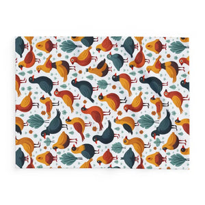 Vibrant Arctic Fleece Blanket - Colorful Birds Pattern - Dipaliz - Blankets