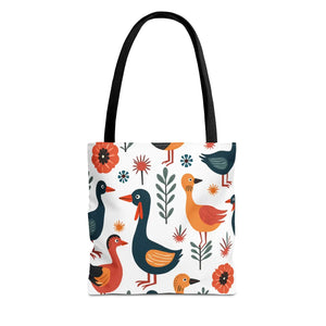 Bold Colorful Birds Tote Bags - Canvas Daily - Dipaliz - Shopping Totes