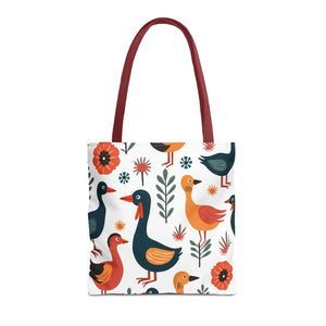 Bold Colorful Birds Tote Bags - Canvas Daily - Dipaliz - Shopping Totes
