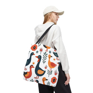 Bold Colorful Birds Tote Bags - Canvas Daily - Dipaliz - Shopping Totes