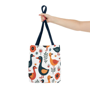Bold Colorful Birds Tote Bags - Statement Style - Dipaliz - Shopping Totes