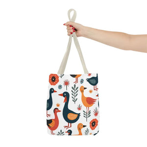 Bold Colorful Birds Tote Bags - Statement Style - Dipaliz - Shopping Totes