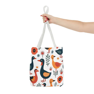 Bold Colorful Birds Tote Bags - Statement Style - Dipaliz - Shopping Totes