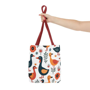 Bold Colorful Birds Tote Bags - Statement Style - Dipaliz - Shopping Totes