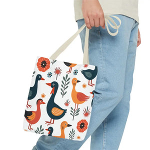 Bold Colorful Birds Tote Bags - Statement Style - Dipaliz - Shopping Totes