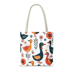 Bold Colorful Birds Tote Bags - Statement Style - Dipaliz - Shopping Totes