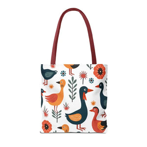 Bold Colorful Birds Tote Bags - Statement Style - Dipaliz - Shopping Totes
