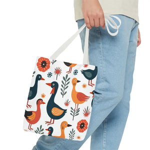 Bold Colorful Birds Tote Bags - Statement Style - Dipaliz - Shopping Totes