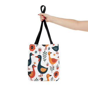 Bold Colorful Birds Tote Bags - Statement Style - Dipaliz - Shopping Totes