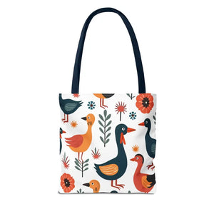 Bold Colorful Birds Tote Bags - Statement Style - Dipaliz - Shopping Totes