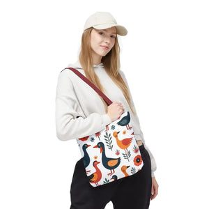 Bold Colorful Birds Tote Bags - Statement Style - Dipaliz - Shopping Totes