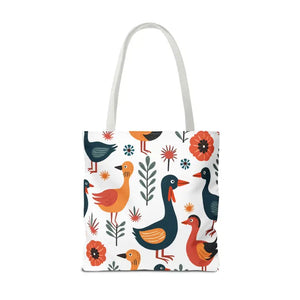 Bold Colorful Birds Tote Bags - Statement Style - Dipaliz - Shopping Totes